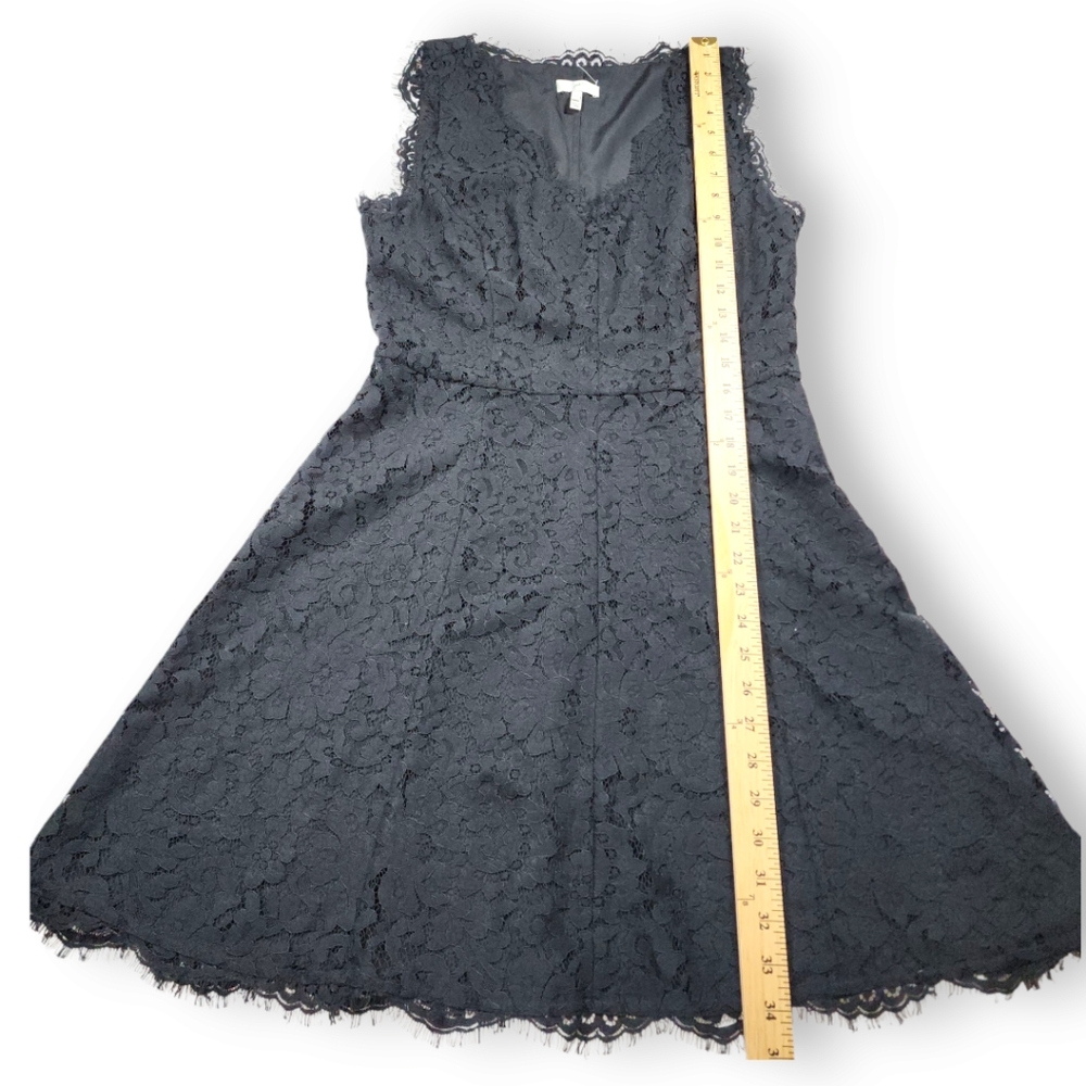 Joie Nikolina Black Lace Cocktail Party Mini Dress Size Medium - Picture 9 of 16